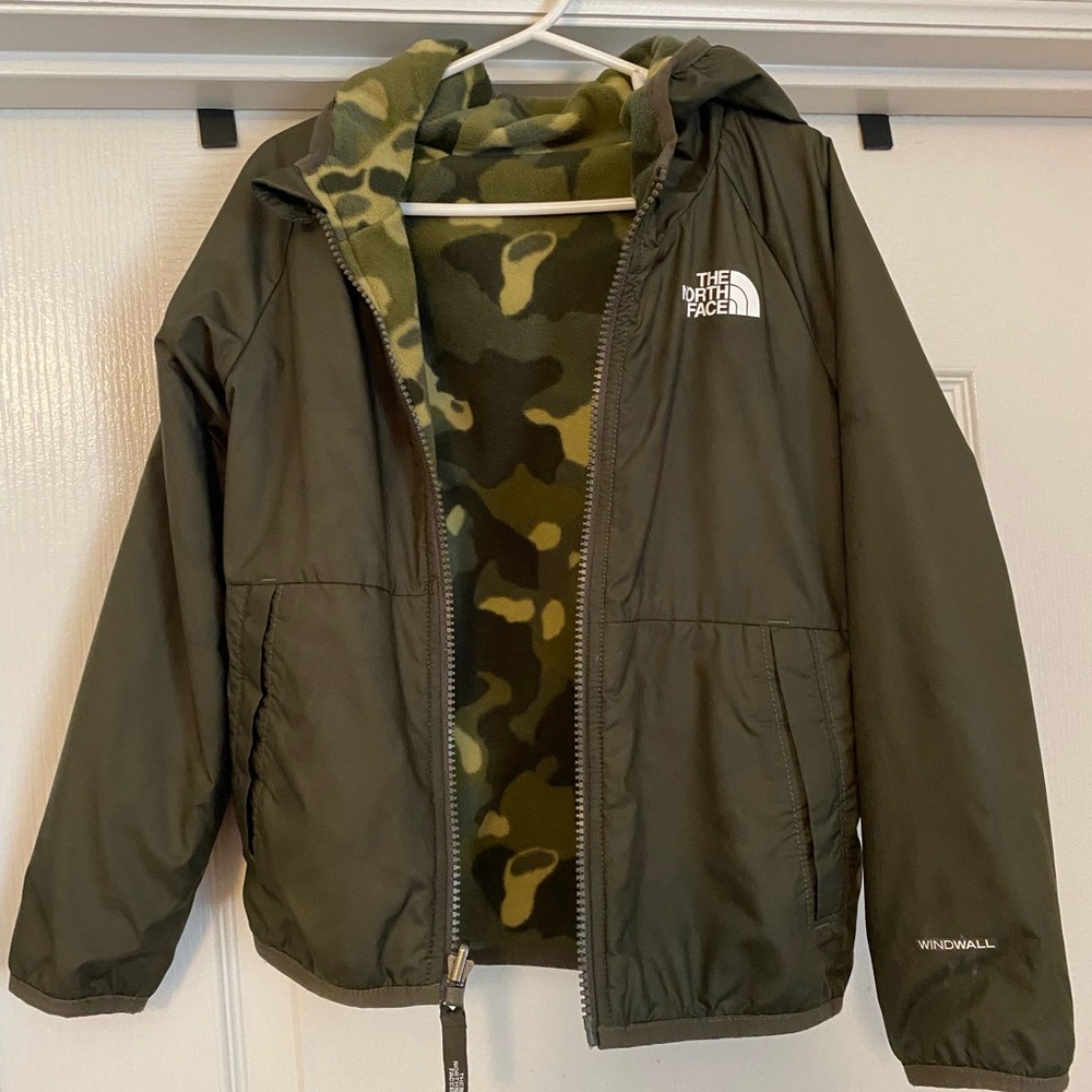 The North Face Green Camo Jacket